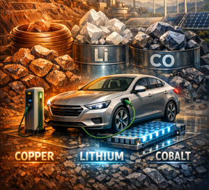 The New Supercycle: Why Copper, Lithium, and Cobalt Are the Engines of the EV Revolution